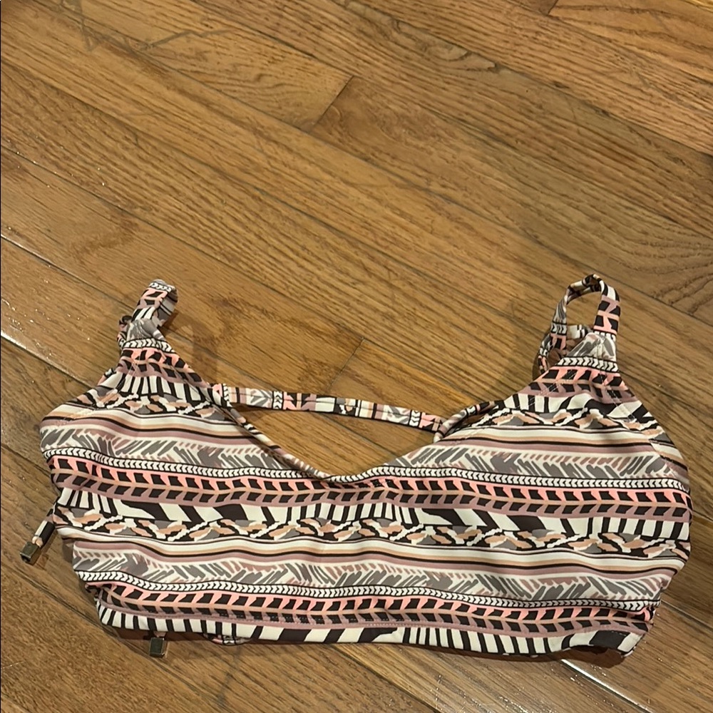 Patterned Bikini Top
